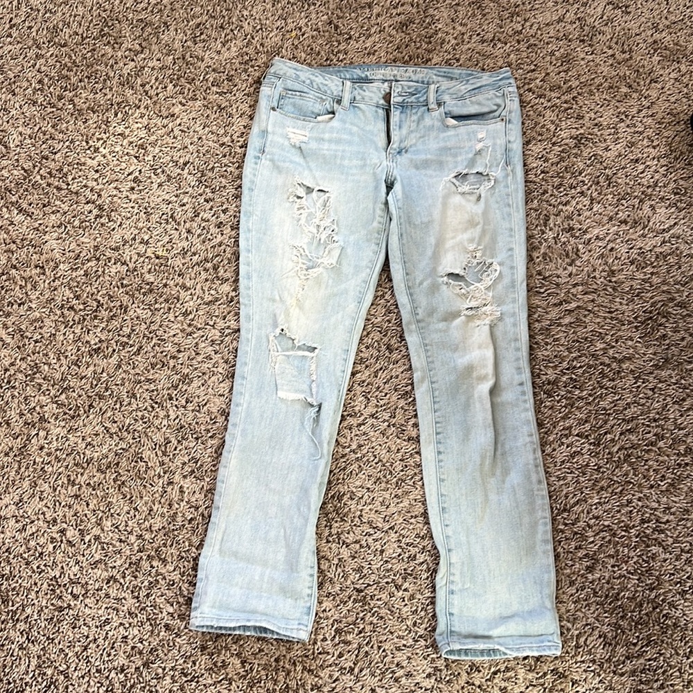 American eagle jeans. Low rise, size 10